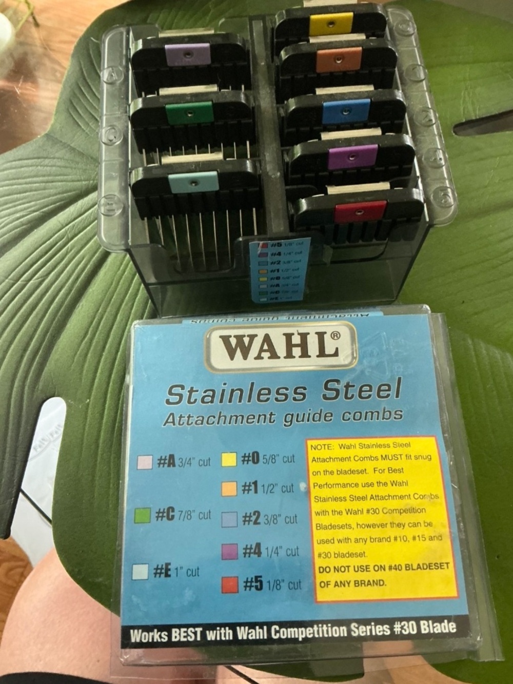 Wahl ATTACHMENT GUIDE COMBS FOR CLIPPER (not included)